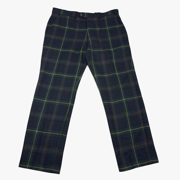 Lauren Ralph Lauren Other - Lauren Ralph Lauren Wool Dress Pants Mens 36x30 Trim Fit Tartan Plaid